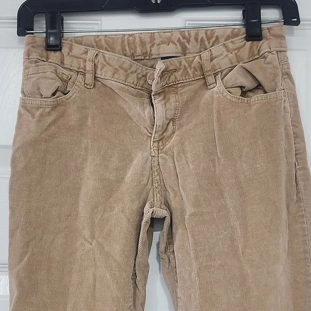 GAP Tan Corduroy Jeans with Straight Leg Cut
